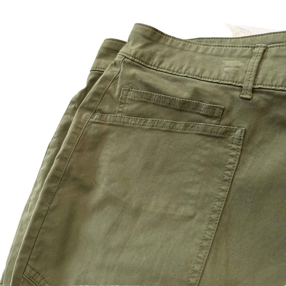 Sonoma Goods For Life Womens 22W Utility Pants Olive Green Mid Rise Straight Leg - Picture 4 of 11